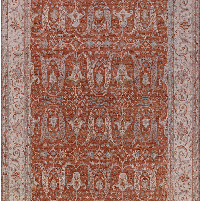 Machine Washable Industrial Modern Khaki Rose Pink Rug, wshurb2454