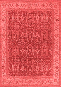 Oriental Red Industrial Rug, urb2454red