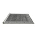 Sideview of Machine Washable Oriental Gray Industrial Rug, wshurb2454gry