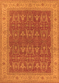 Oriental Orange Industrial Rug, urb2454org