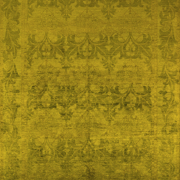 Oriental Yellow Industrial Rug, urb2455yw