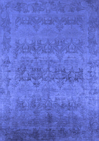 Oriental Blue Industrial Rug, urb2455blu