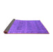 Sideview of Oriental Purple Industrial Rug, urb2455pur