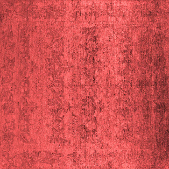 Machine Washable Oriental Red Industrial Rug, wshurb2455red