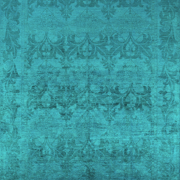 Oriental Turquoise Industrial Rug, urb2455turq