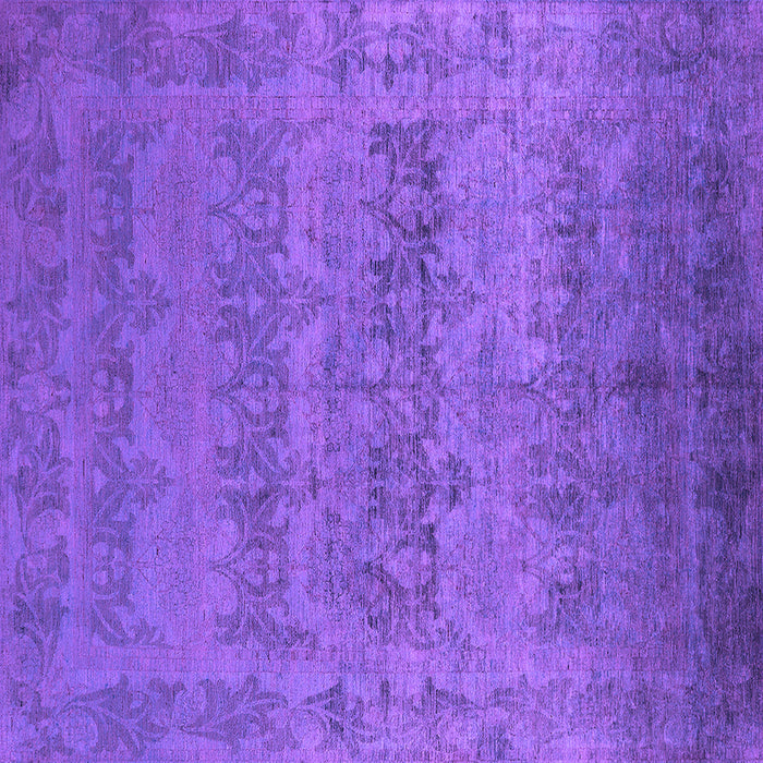Square Oriental Purple Industrial Rug, urb2455pur