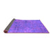 Sideview of Oriental Purple Industrial Rug, urb2456pur