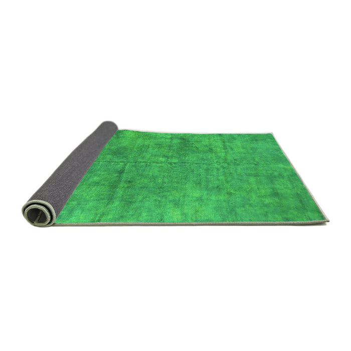 Sideview of Oriental Green Industrial Rug, urb2456grn