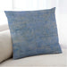 Lifestyle Image of Mid-Century Modern Urban Square Koi Blue Throw Pillow, 18 inch by 18 inch, pwurb2456