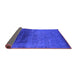 Sideview of Oriental Purple Industrial Rug, urb2457pur