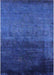 Mid-Century Modern Blue Oriental Rug, urb2457