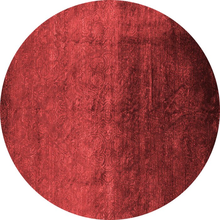 Machine Washable Oriental Red Industrial Rug, wshurb2457red