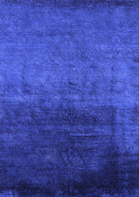 Oriental Blue Industrial Rug, urb2457blu