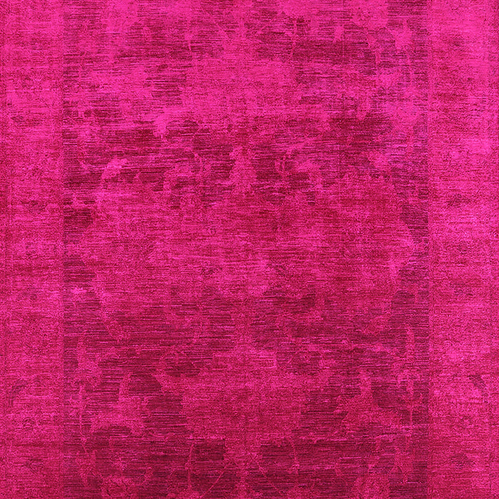 Machine Washable Oriental Pink Industrial Rug, wshurb2458pnk
