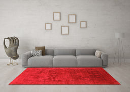 Machine Washable Oriental Orange Industrial Area Rugs in a Living Room, wshurb2458org
