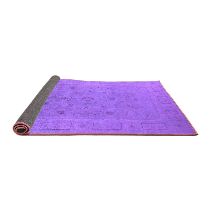 Sideview of Oriental Purple Industrial Rug, urb2459pur