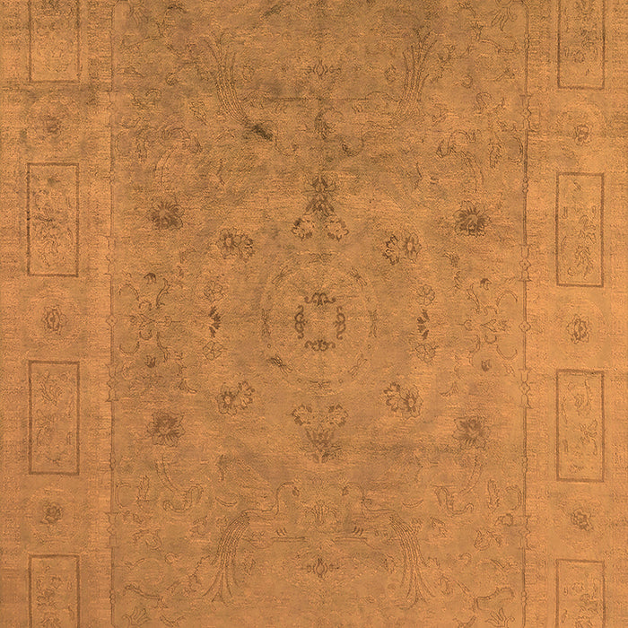 Oriental Orange Industrial Rug, urb2459org