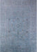 Mid-Century Modern Columbia Blue Oriental Rug, urb2459