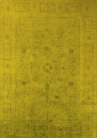 Oriental Yellow Industrial Rug, urb2459yw