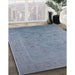 Machine Washable Industrial Modern Columbia Blue Rug in a Family Room, wshurb2459
