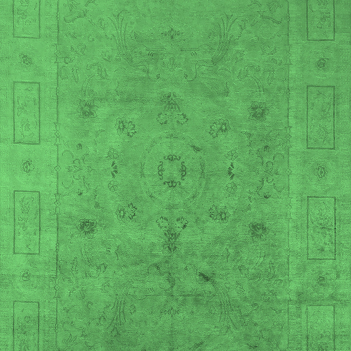 Oriental Emerald Green Industrial Rug, urb2459emgrn