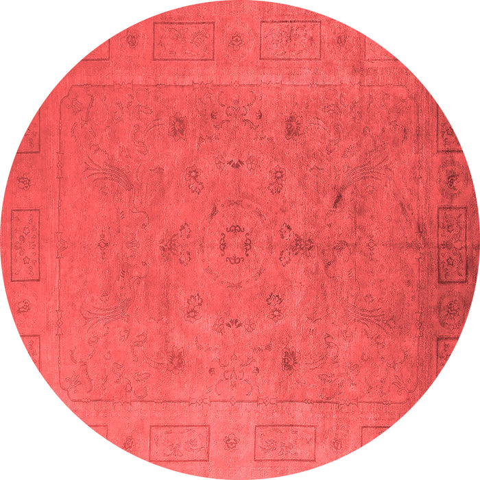 Machine Washable Oriental Red Industrial Rug, wshurb2459red