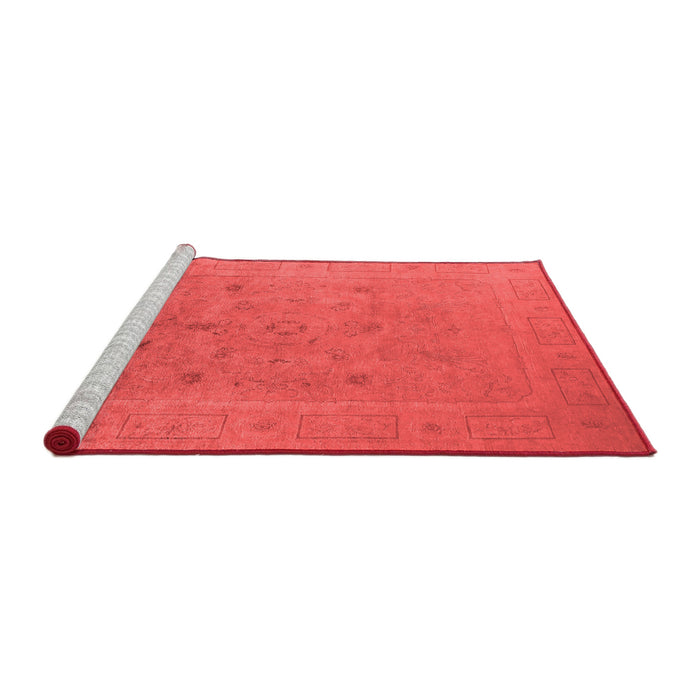 Industrial Red Washable Rugs