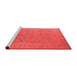 Industrial Red Washable Rugs