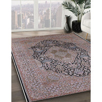 Mid-Century Modern Coffee Brown Oriental Rug, urb2460