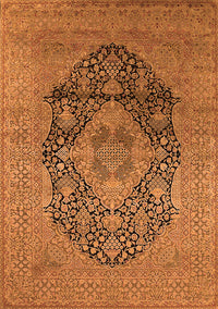 Oriental Orange Industrial Rug, urb2460org