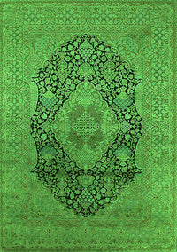 Oriental Green Industrial Rug, urb2460grn