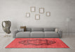 Industrial Red Washable Rugs