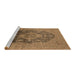 Sideview of Machine Washable Oriental Brown Industrial Rug, wshurb2460brn