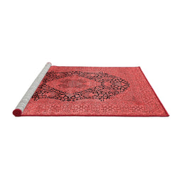 Industrial Red Washable Rugs