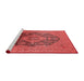 Industrial Red Washable Rugs