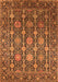 Machine Washable Oriental Orange Industrial Area Rugs, wshurb2461org