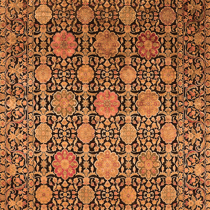 Oriental Orange Industrial Rug, urb2461org