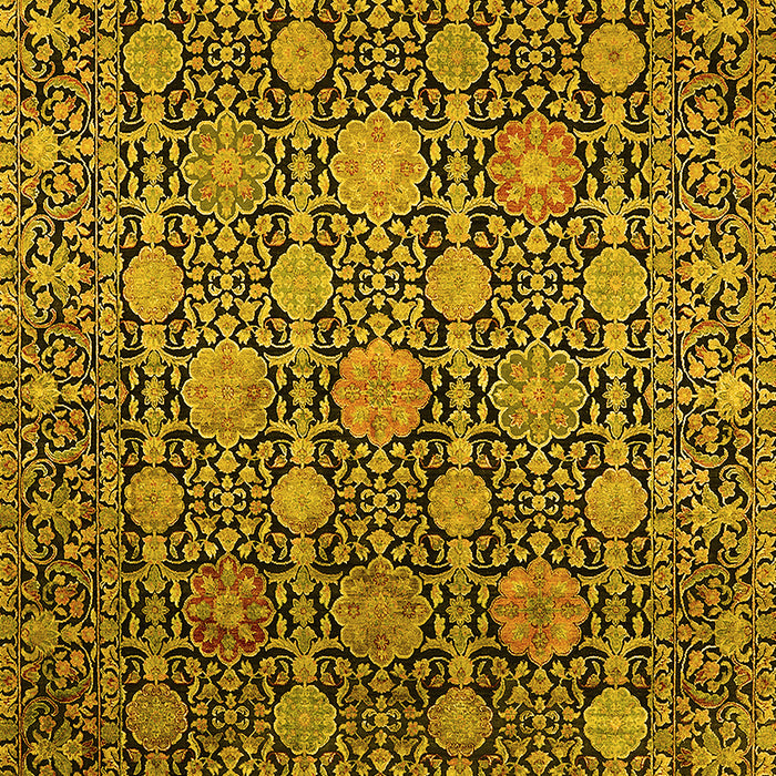 Oriental Yellow Industrial Rug, urb2461yw