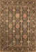 Oriental Brown Industrial Rug, urb2461brn