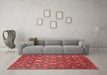 Industrial Red Washable Rugs