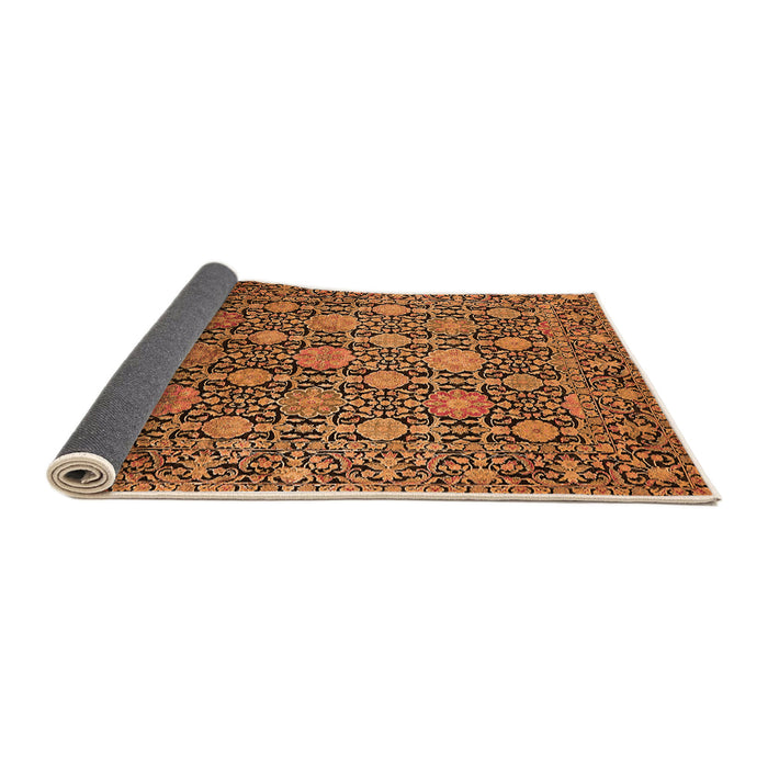 Sideview of Oriental Orange Industrial Rug, urb2461org