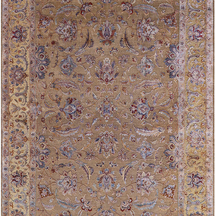 Mid-Century Modern Chestnut Brown Oriental Rug, urb2462