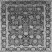 Square Oriental Gray Industrial Rug, urb2463gry