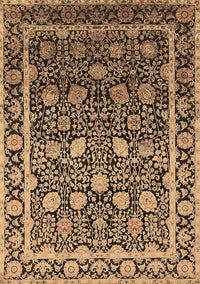 Oriental Brown Industrial Rug, urb2463brn