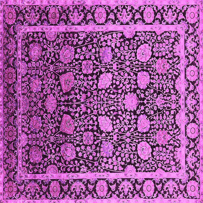Square Oriental Pink Industrial Rug, urb2463pnk
