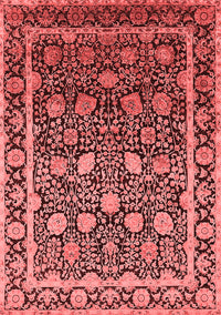 Oriental Red Industrial Rug, urb2463red