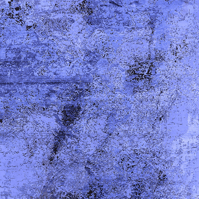 Machine Washable Oriental Blue Industrial Rug, wshurb2464blu