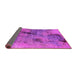 Sideview of Oriental Pink Industrial Rug, urb2464pnk