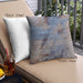 Front View of Mid-Century Modern Urban Square Carbon Gray Throw Pillow, 18 inch by 18 inch, pwurb2464