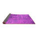 Sideview of Oriental Pink Industrial Rug, urb2465pnk